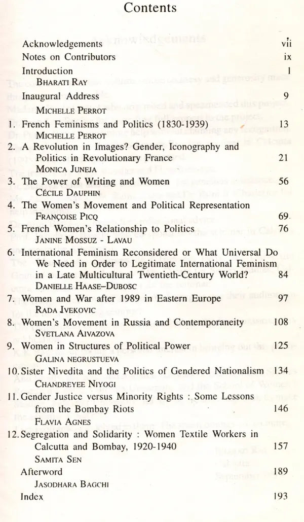 Women and Politics France, India and Russia