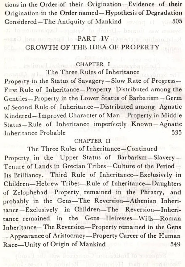 Ancient Society or Researches in the Lines of Human Progress from Savagery through Barbarism to Civilization (An Old and Rare Book) - Retail Maharaj