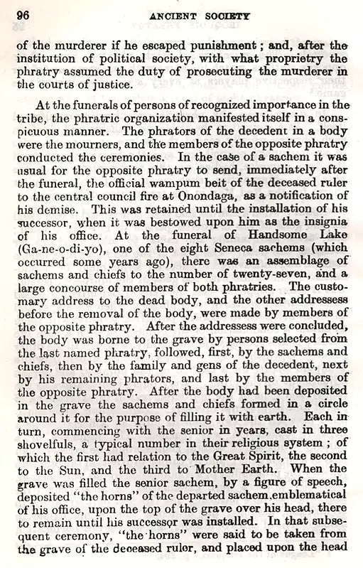 Ancient Society or Researches in the Lines of Human Progress from Savagery through Barbarism to Civilization (An Old and Rare Book) - Retail Maharaj