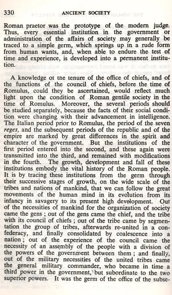 Ancient Society or Researches in the Lines of Human Progress from Savagery through Barbarism to Civilization (An Old and Rare Book) - Retail Maharaj
