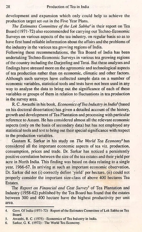 Production of Tea in India (With Special Reference to Dooars) - Retail Maharaj