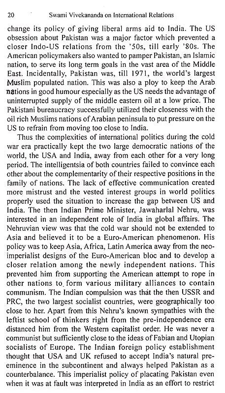 The Relevance of the Ideas of Swami Vivekananda on International Relations: India's Foreign Relations as a Case Study - Retail Maharaj