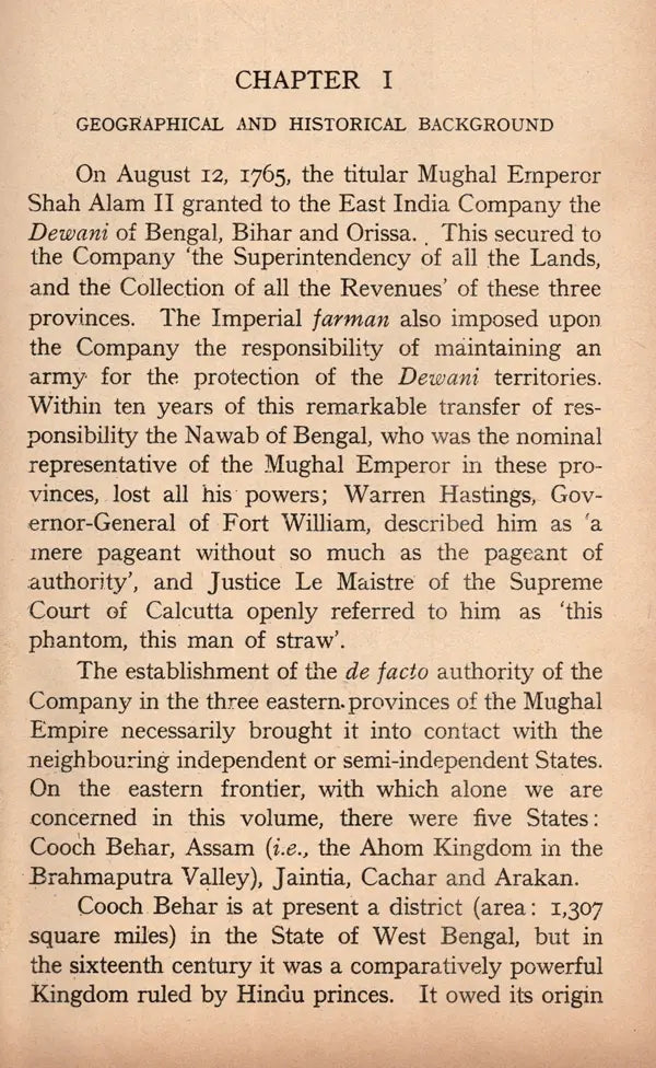The Eastern Frontier of British India 1784-1826 (An Old and Rare Book) - Retail Maharaj