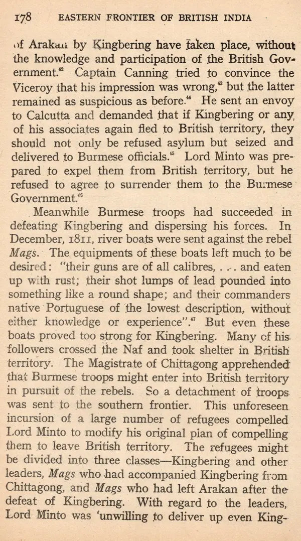 The Eastern Frontier of British India 1784-1826 (An Old and Rare Book) - Retail Maharaj