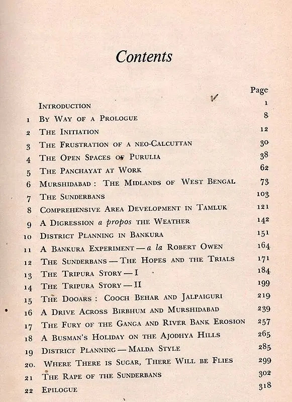 West Bengal Landscapes Nov. 1983- Feb 1986 A Travel Diary (An Old and Rare Book) - Retail Maharaj
