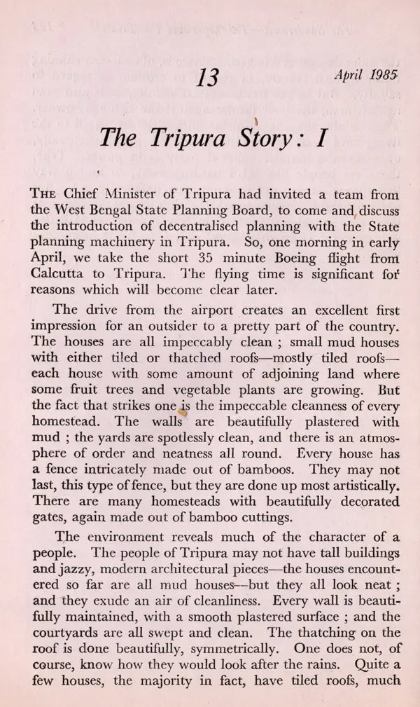 West Bengal Landscapes Nov. 1983- Feb 1986 A Travel Diary (An Old and Rare Book) - Retail Maharaj