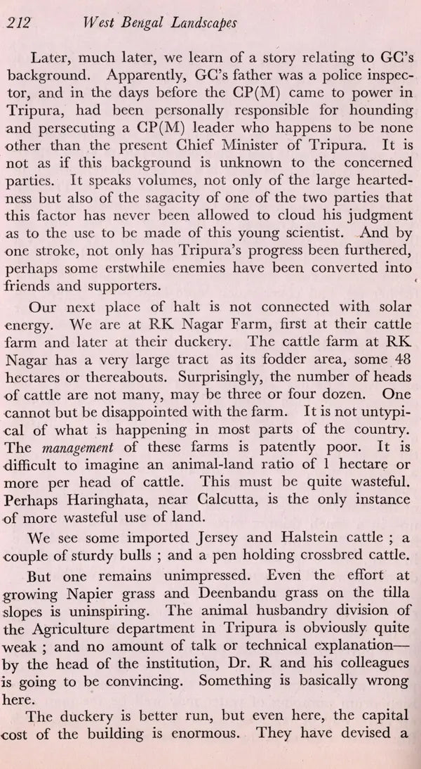 West Bengal Landscapes Nov. 1983- Feb 1986 A Travel Diary (An Old and Rare Book) - Retail Maharaj