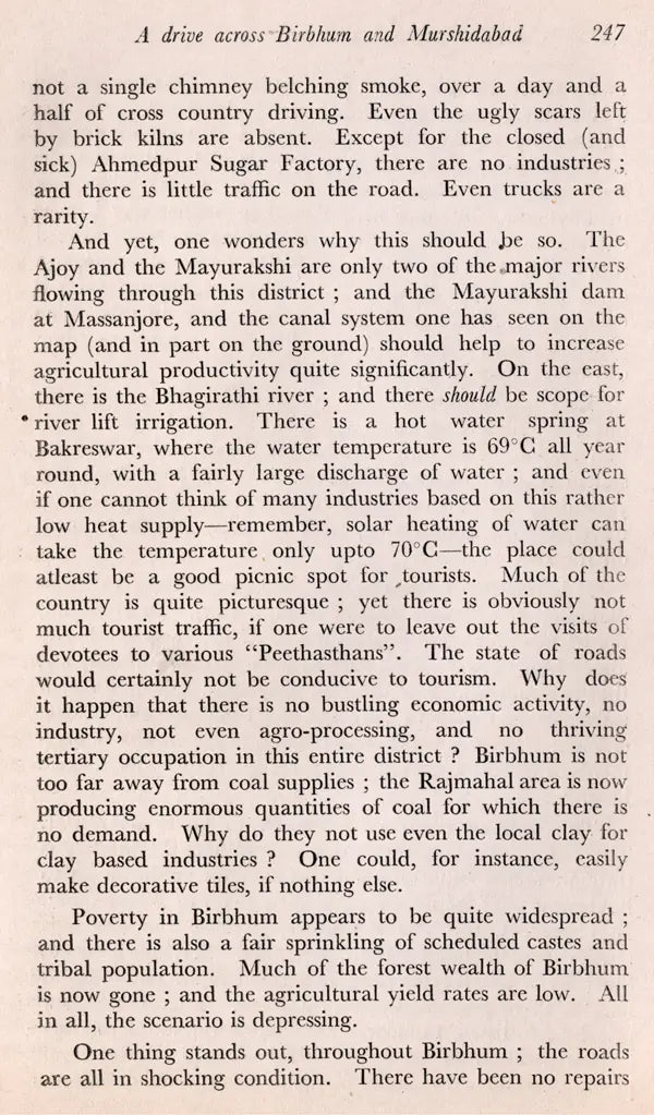 West Bengal Landscapes Nov. 1983- Feb 1986 A Travel Diary (An Old and Rare Book) - Retail Maharaj