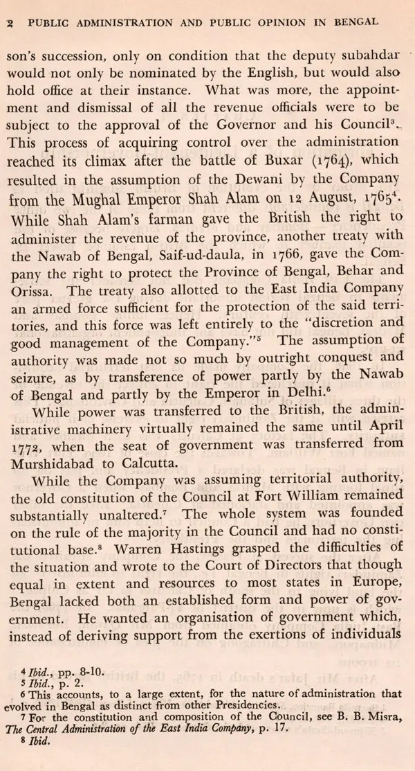 Public Administration and Public Opinion in Bengal: 1854-1855 (An Old and Rare Book) - Retail Maharaj