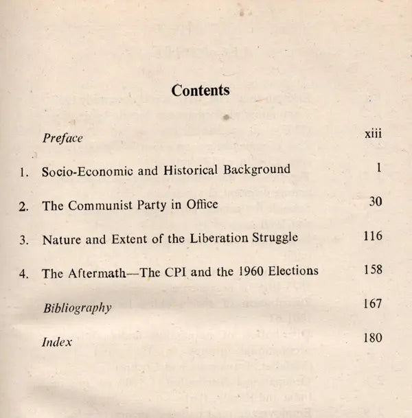 The First Communist Ministry in Kerala 1957-9 (An Old and Rare Book) - Retail Maharaj