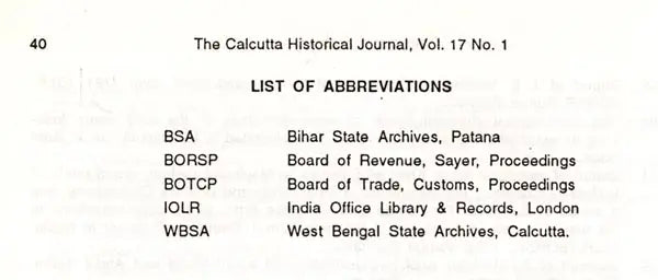 The Calcutta Historical Journal- Vol. XVII, No. 1: Finances in the Early Raj: Investments and the External Sector, Vol. XVII, No. 2 Beyond Orientalism: An Exploration of Some Recent Themes in Indian History and Society (Set of 2 Volumes: An Old and Rare - Retail Maharaj