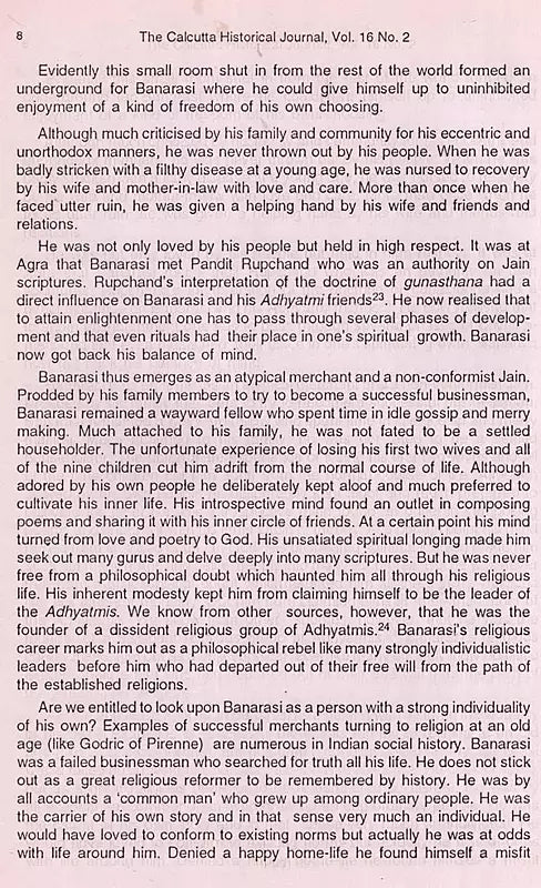 The Calcutta Historical Journal- Vol. XVI, No. 1: Hindu Revivalism in Bengal: Rammohan to Rama-Krishna, Vol. XVI, No. 2: The Making of Early Medieval India (Set of 2 Volumes: An Old and Rare Book) - Retail Maharaj