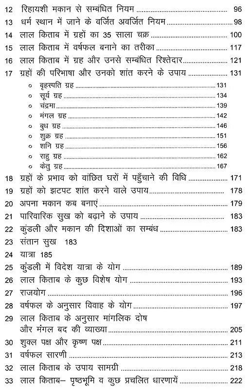 लाल किताब: मूल व्याकरण, कुंडली भावों का महत्व एवं व्याख्या: Lal Kitab: Basic Grammar, Importance and Interpretation of Horoscope Houses