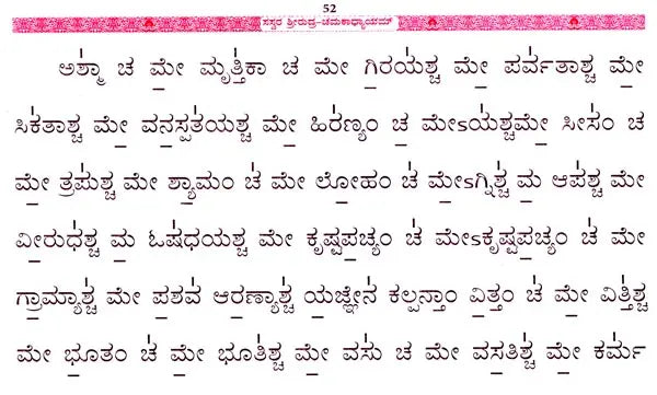 Srirudra-Chamakadhyayam with Sasvara Sahitam (Kannada) - Retail Maharaj