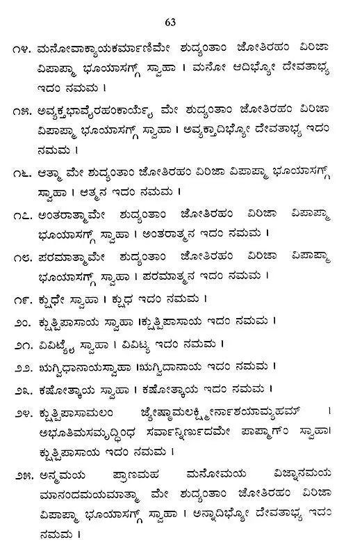 Yajurveda Upakarma Prayaagrah- Upakarma and Prathamopakarma with the Ritual of Experiment (Kannada) - Retail Maharaj