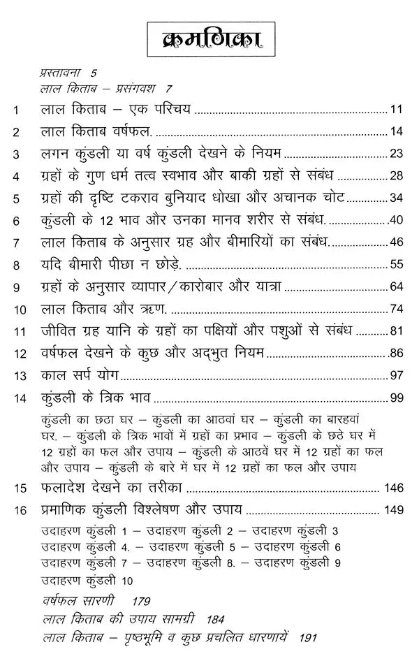 लाल किताब: वर्षफल नियम और व्याख्या- Lal Kitab: Varshfal Niyam Aur Vyakhya