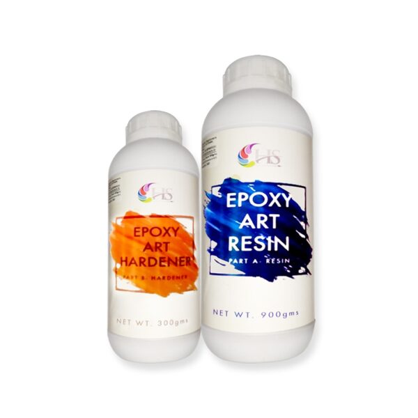 HS Epoxy Art Resin and Hardener Clear Gloss Coating System - Retail Maharaj