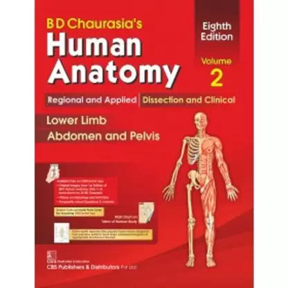 BD Chaurasia's Human Anatomy, Volume 2 - Retail Maharaj