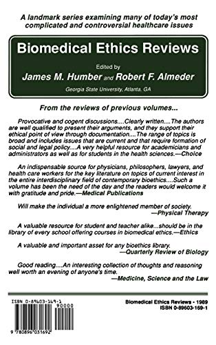 Biomedical Ethics Reviews · 1989 - Retail Maharaj