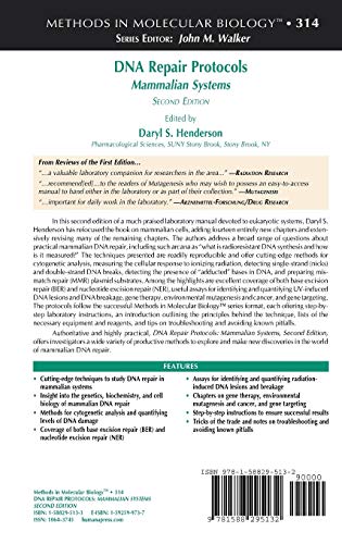 DNA REPAIR PROTOCOLS: Mammalian Systems: 314 (Methods in Molecular Biology) - Retail Maharaj