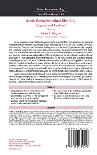 Acute Gastrointestinal Bleeding: Diagnosis and Treatment (Clinical Gastroenterology) - Retail Maharaj
