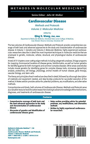 Cardiovascular Disease, Volume 2: Molecular Medicine: 129 (Methods in Molecular Medicine) - Retail Maharaj