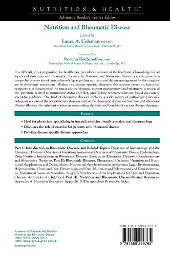 NUTRITION AND RHEUMATIC DISEASE (HB) (Nutrition and Health) - Retail Maharaj