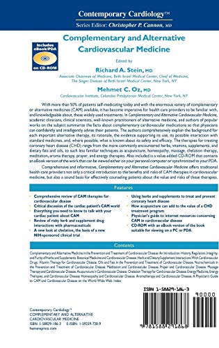 Complementary and Alternative Cardiovascular Medicine (Contemporary Cardiology) - Retail Maharaj
