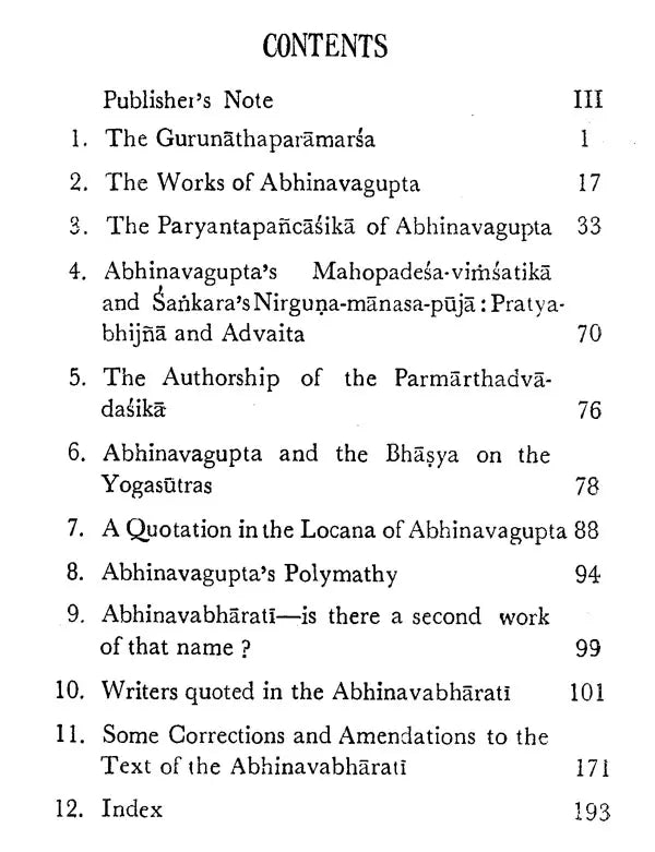 Abhinavagupta and His Works- Photo Copy (An Old Book) - Retail Maharaj