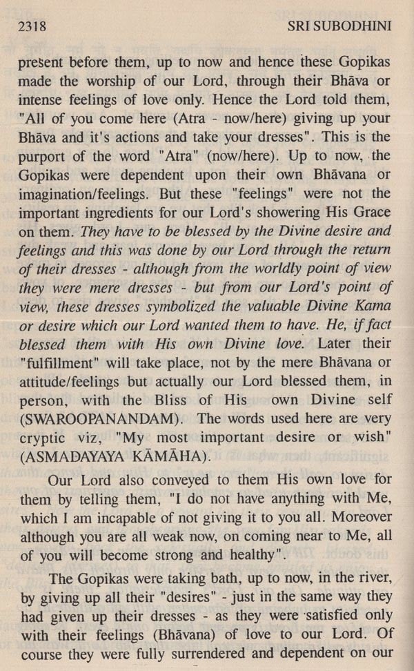 Sri Subodhini: Commentary on Srimad Bhagavata Purana - Volume V (Canto Ten-Chapters 18 to 22) - Retail Maharaj