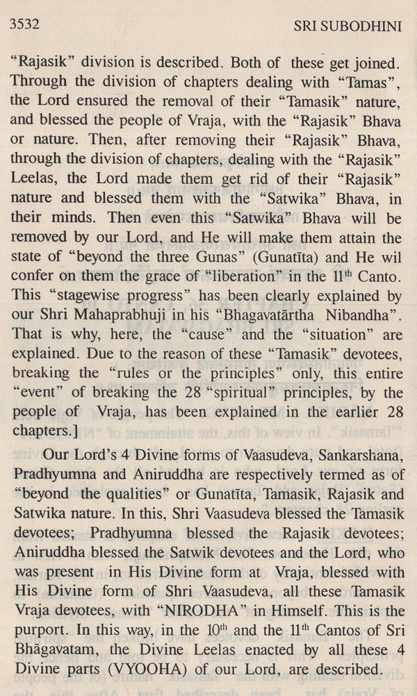 Sri Subodhini, Vol.08: Commentary on Srimad Bhagavata Purana by Mahaprabhu Shri Vallabhacharya, Text and English translation, Canto Ten- chapters 36 to 42 - Retail Maharaj
