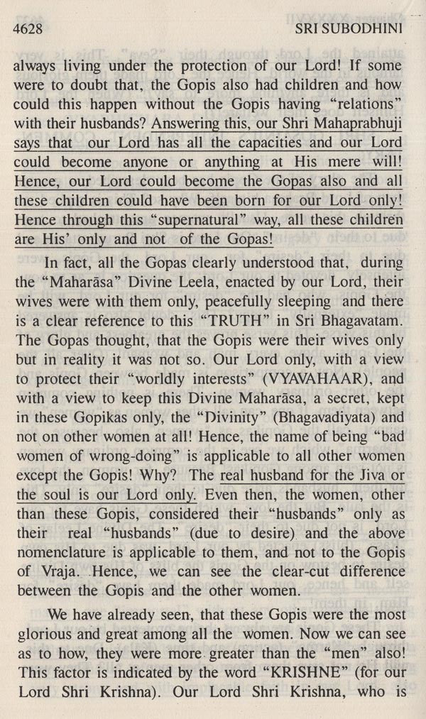 Sri Subodhini: Commentary On Srimad Bhagavata Purana By Shri Vallabhacharya Vol. 9 - Retail Maharaj