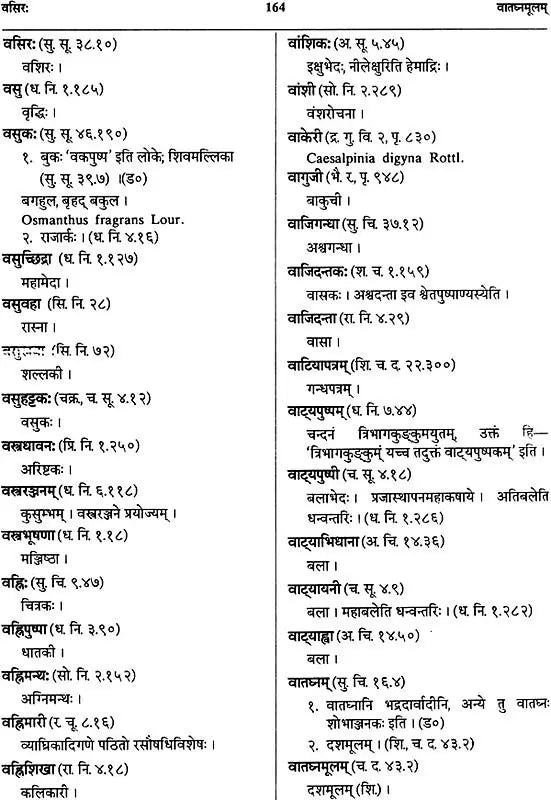 Dravyagunakosah: Dictionary of Ayurvedic terms relating to names, synonyms properties and actions of Medical Plants (Sanskrit-Hindi-English) - Retail Maharaj