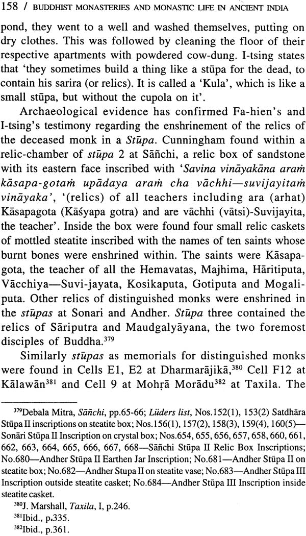 Buddhist Monasteries and Monastic Life in Ancient India (From the Third Century BC to the Seventh Century AD) - Retail Maharaj