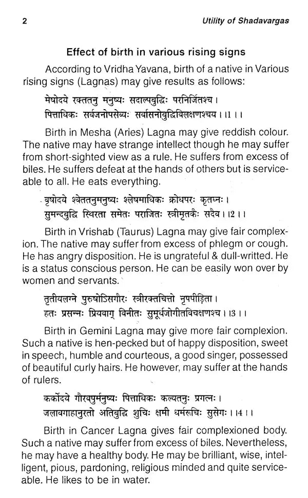 Utility of Shadvargas (An Old and Rare Book) - Retail Maharaj