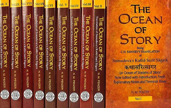 The Ocean of Story Being C.H. Tawney's Translation of Somadeva's Katha Sarit Sagara (Kathasaritsagara): (Ten Volumes) - Retail Maharaj