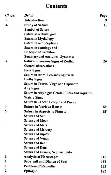 A Study of Saturn: Friend and Guide - Retail Maharaj