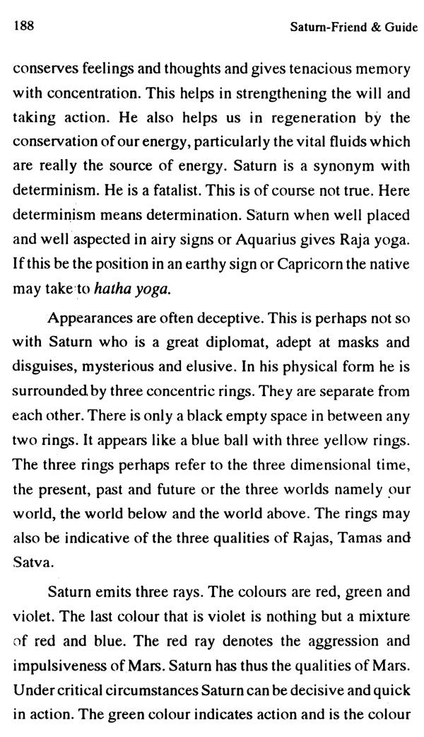 A Study of Saturn: Friend and Guide - Retail Maharaj