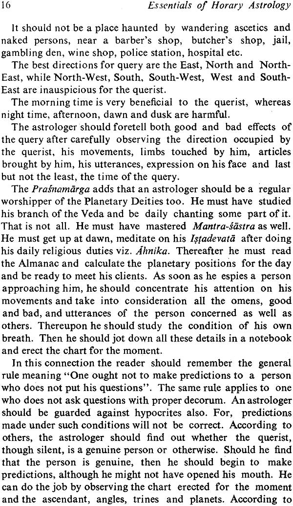 Essentials of Horary Astrology or Prasnapadavi By M.R. Bhat - Retail Maharaj