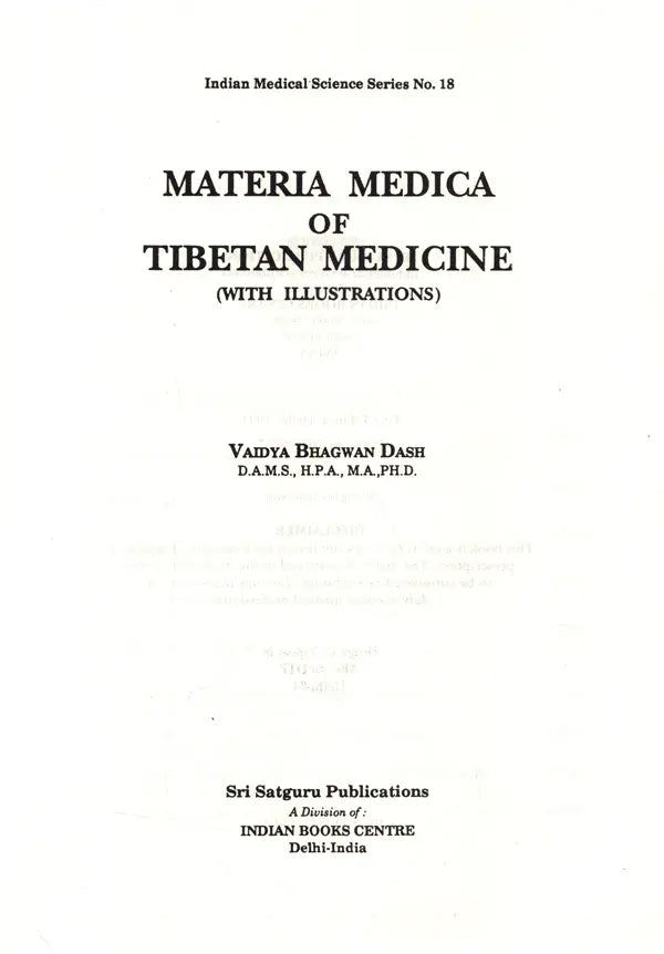 Materia Medica of Tibetan Medicine - Retail Maharaj
