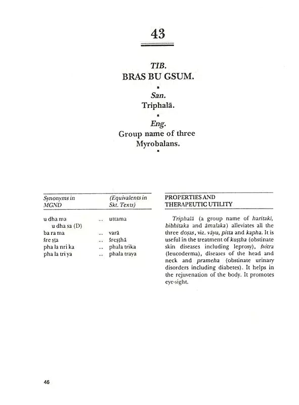 Materia Medica of Tibetan Medicine - Retail Maharaj