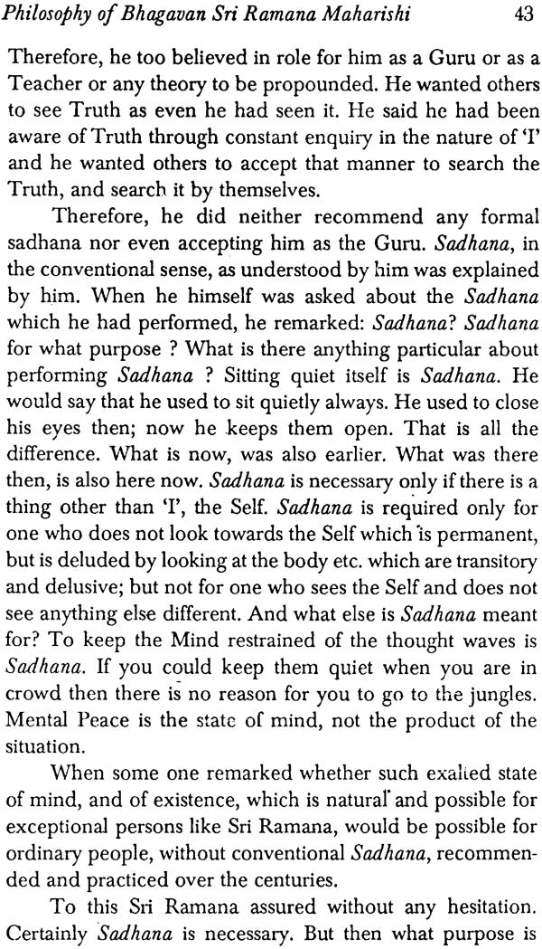 Philosophy of Bhagavan Sri Ramana Maharishi - Retail Maharaj