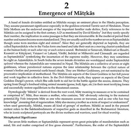 Depiction of Saptamatrikas in Indian Art - Retail Maharaj