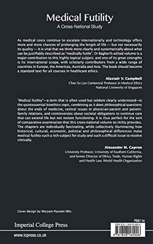 Medical Futility: A Cross-national Study - Retail Maharaj