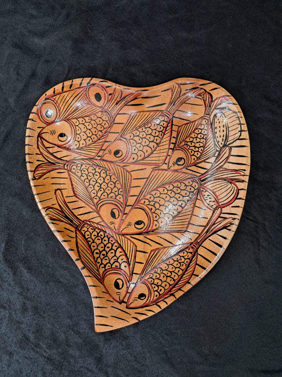 Leaf of Life – Handcrafted Wooden Tray - Retail Maharaj