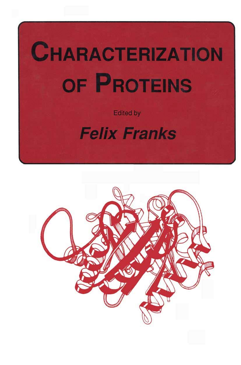 Franks: Characterization Of ∗proteins∗ (Biological Methods) - Retail Maharaj