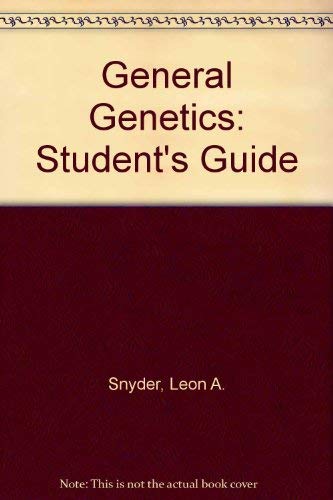 Student's Guide (General Genetics) - Retail Maharaj