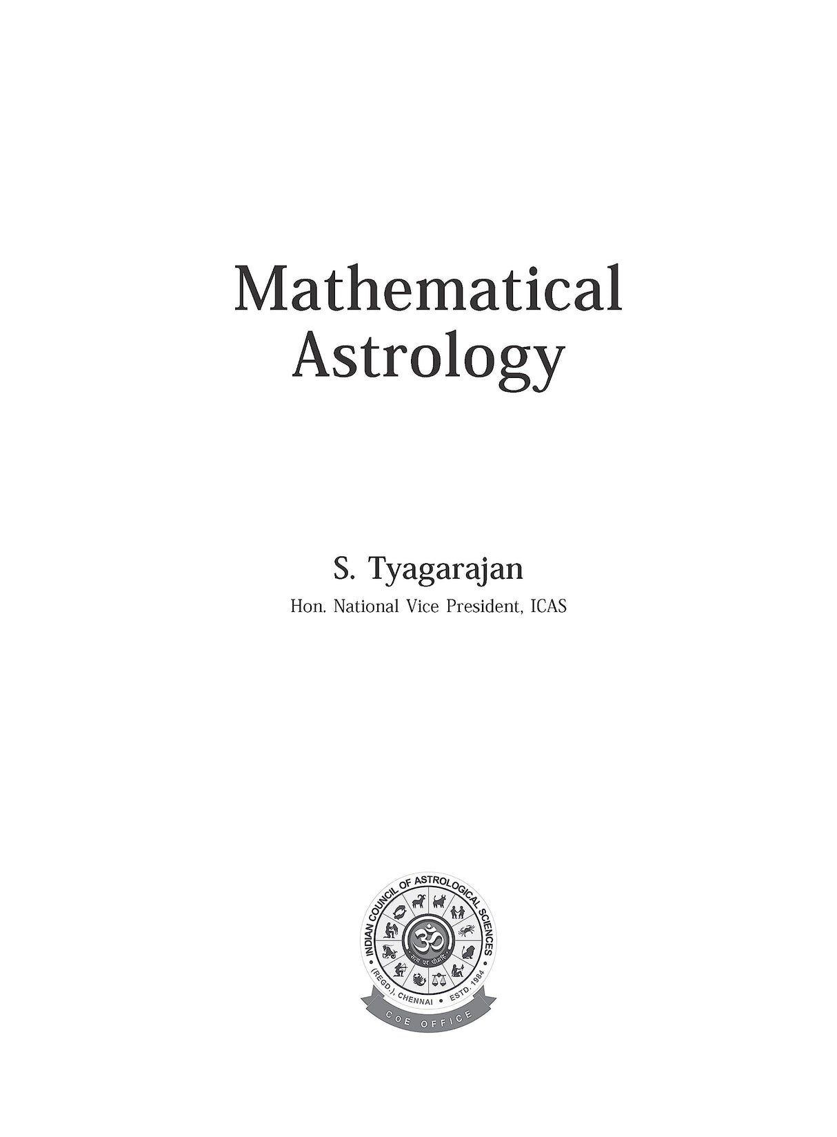 Mathematical Astrology (English) - Retail Maharaj