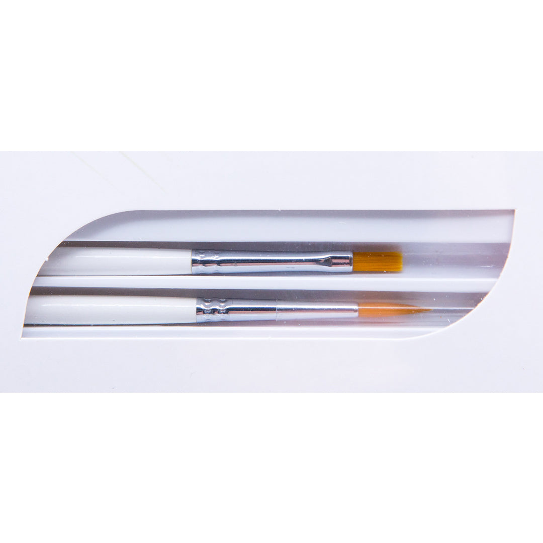 Ladoga Gift Set of Acrylic Color Artist Paint Set with 12 Colours Gloss Varnish and Brushes for Canvas Wood and Creative Art