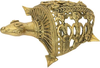 Dokra Table-Top Tortoise – 6 inches - Retail Maharaj
